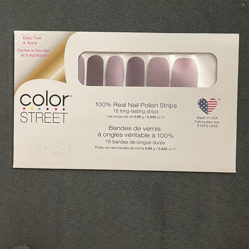 Color Street 100% Real Nail Polish Strips - Dark Matter